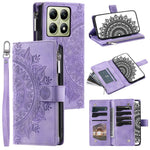 Style 006 For Xiaomi 14T Pro Wallet Case PU Leather Phone Cover Mandala Flower Pattern