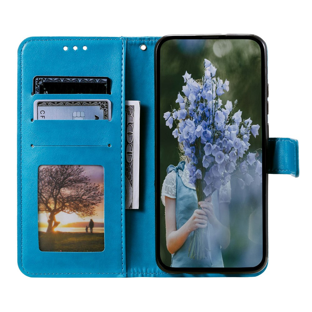 For Samsung Galaxy S25+ Case Imprinted Totem PU Leather Wallet Stand Phone Cover