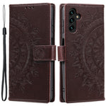 For Samsung Galaxy S25+ Case Imprinted Totem PU Leather Wallet Stand Phone Cover