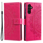 For Samsung Galaxy S25+ Case Imprinted Totem PU Leather Wallet Stand Phone Cover