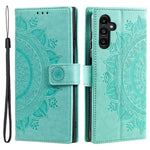For Samsung Galaxy S25+ Case Imprinted Totem PU Leather Wallet Stand Phone Cover