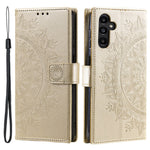 For Samsung Galaxy S25+ Case Imprinted Totem PU Leather Wallet Stand Phone Cover