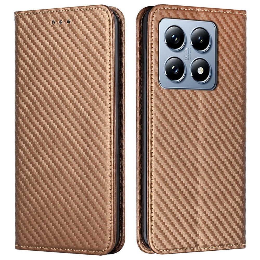 For Xiaomi 14T Pro Case Leather Flip Phone Cover Stand Strong Magnetic Closure