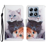 For Xiaomi 14T Pro Case Pattern Printing Protective Leather Folio Phone Cover