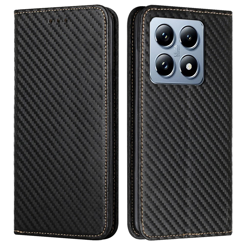 For Xiaomi 14T Case Leather Flip Phone Cover Stand Strong Magnetic Closure