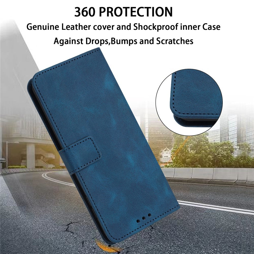 For Xiaomi 14T Leather Case Solid Color Wallet Protective Phone Cover