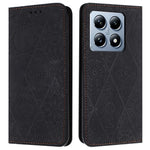 For Xiaomi 14T Case Imprinted Flower Wallet Stand Leather Phone Cover
