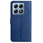 For Xiaomi 14T Leather Case Line Pattern Wallet Phone Cover