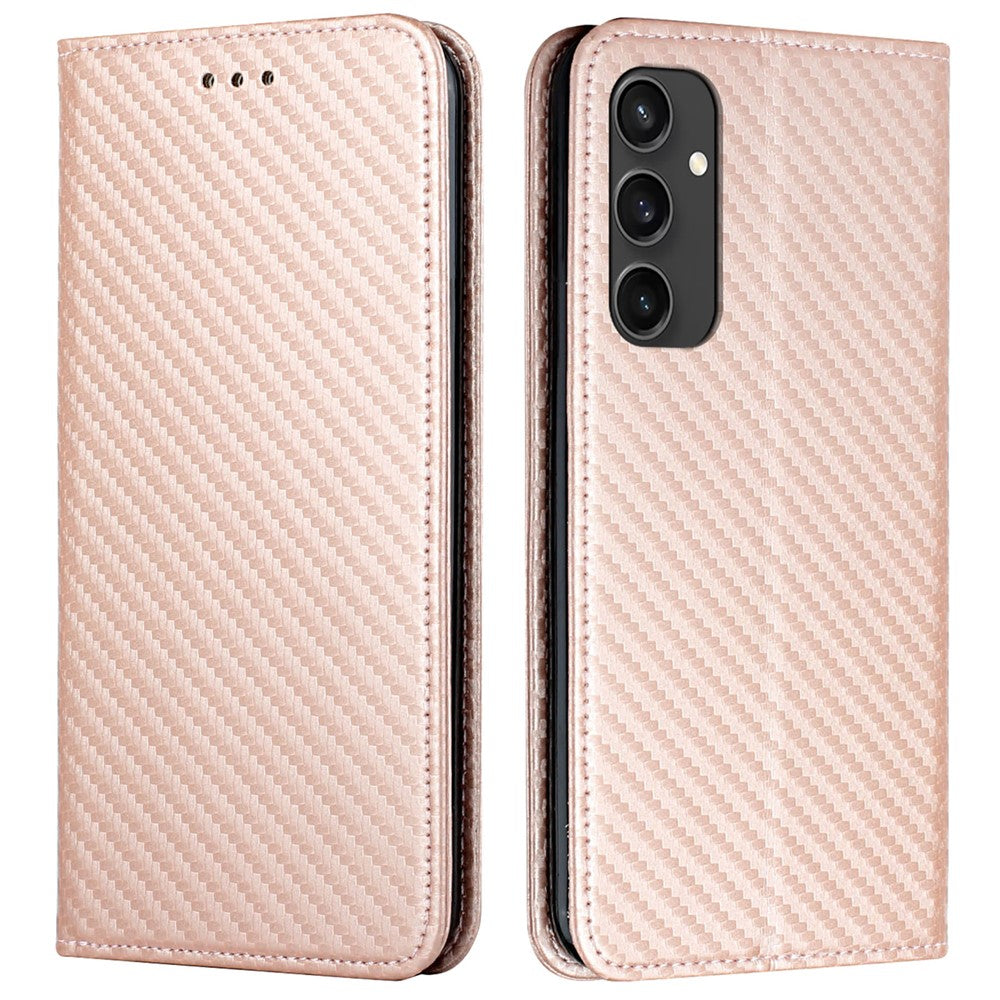 For Samsung Galaxy S24 FE Case Leather Flip Phone Cover Stand Strong Magnetic Closure