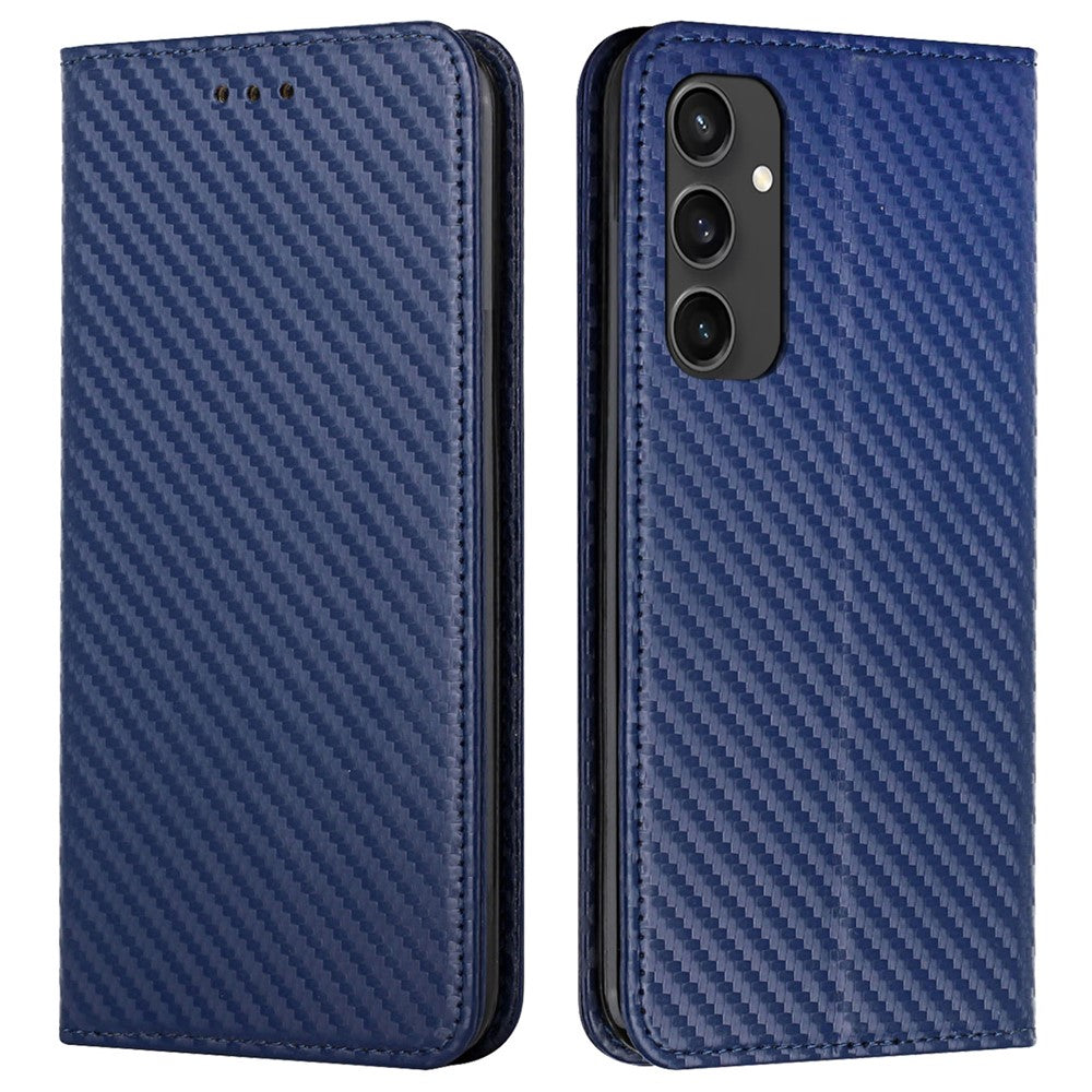 For Samsung Galaxy S24 FE Case Leather Flip Phone Cover Stand Strong Magnetic Closure