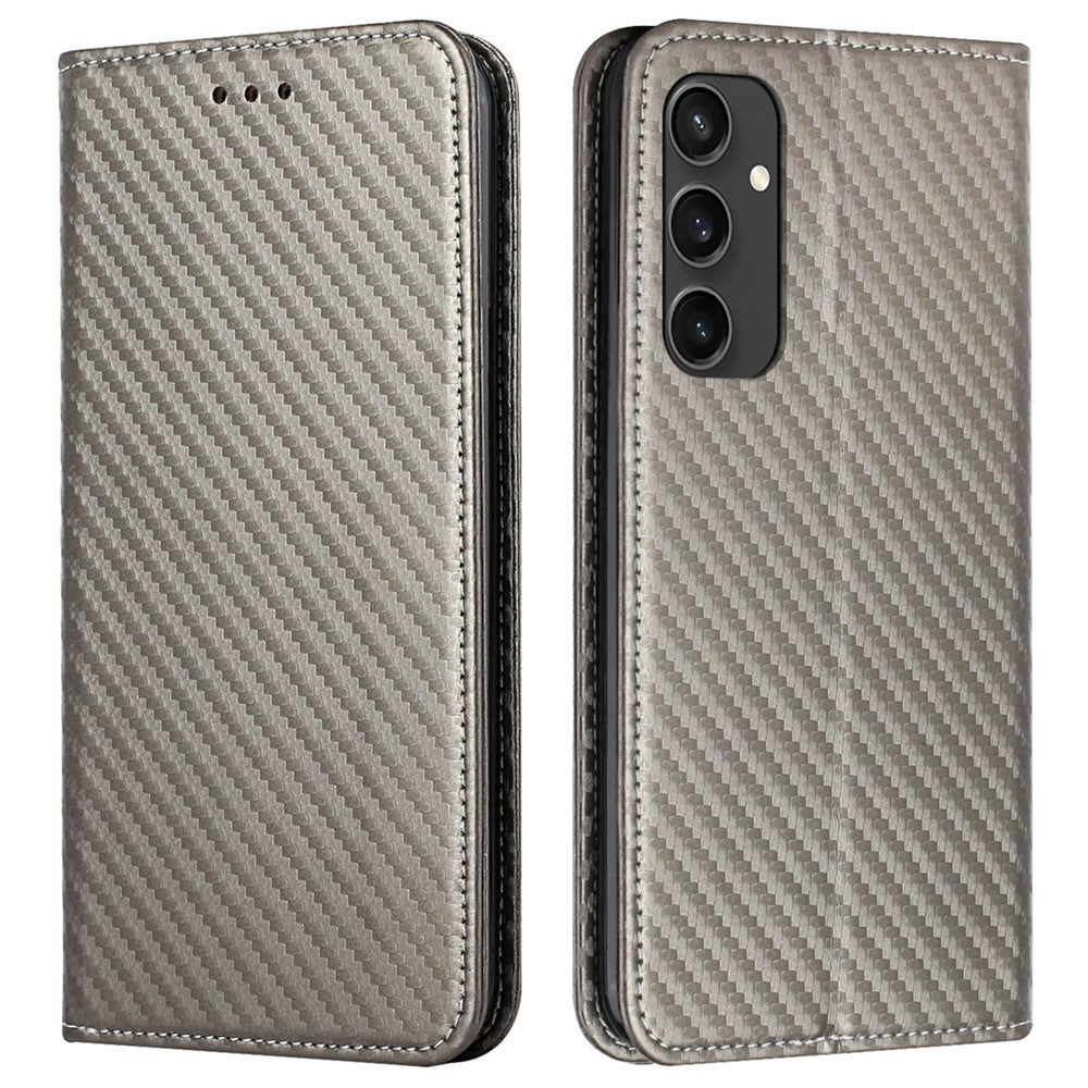 For Samsung Galaxy S24 FE Case Leather Flip Phone Cover Stand Strong Magnetic Closure