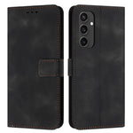 For Samsung Galaxy S24 FE Leather Case Solid Color Wallet Protective Phone Cover