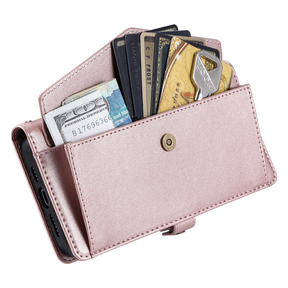 For Xiaomi 14T Leather Case Wallet Stand Phone Cover with Straps