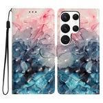 For Samsung Galaxy S25 Ultra Case PU Leather 3D Pattern Printing Wallet Phone Cover
