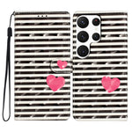 For Samsung Galaxy S25 Ultra Case PU Leather 3D Pattern Printing Wallet Phone Cover