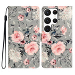 For Samsung Galaxy S25 Ultra Case PU Leather 3D Pattern Printing Wallet Phone Cover