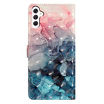 For Samsung Galaxy S25 Case PU Leather 3D Pattern Printing Wallet Phone Cover