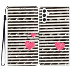 For Samsung Galaxy S25 Case PU Leather 3D Pattern Printing Wallet Phone Cover
