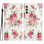 For Samsung Galaxy S25+ Wallet Case PU Leather Pattern Printing Stand Phone Cover with Strap