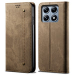 For Xiaomi 14T Case Jeans Cloth Texture Anti-Scratch Leather Stand Phone Cover