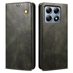 For Xiaomi 14T Case Crazy Horse Texture Waxy Leather Wallet Stand Phone Cover