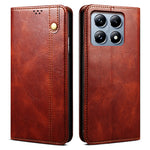 For Xiaomi 14T Case Crazy Horse Texture Waxy Leather Wallet Stand Phone Cover