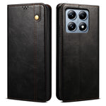 For Xiaomi 14T Case Crazy Horse Texture Waxy Leather Wallet Stand Phone Cover