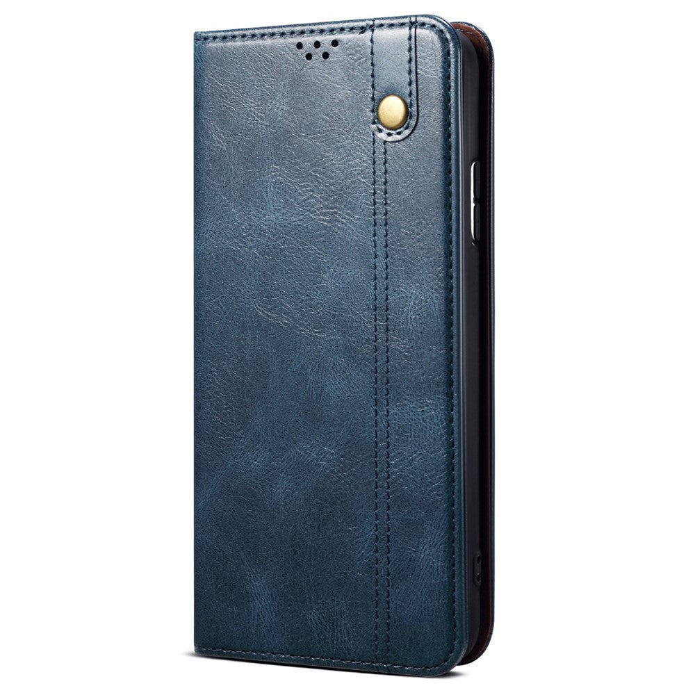 For Oppo A60 4G Case Crazy Horse Texture Waxy Leather Wallet Stand Phone Cover