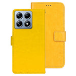 IDEWEI For Xiaomi 14T Pro Stand Case Crazy Horse Texture Leather Phone Cover