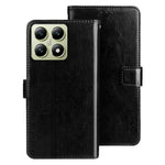 IDEWEI For Xiaomi 14T Stand Case Crazy Horse Texture Leather Phone Cover