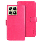 IDEWEI For Xiaomi 14T Stand Case Crazy Horse Texture Leather Phone Cover