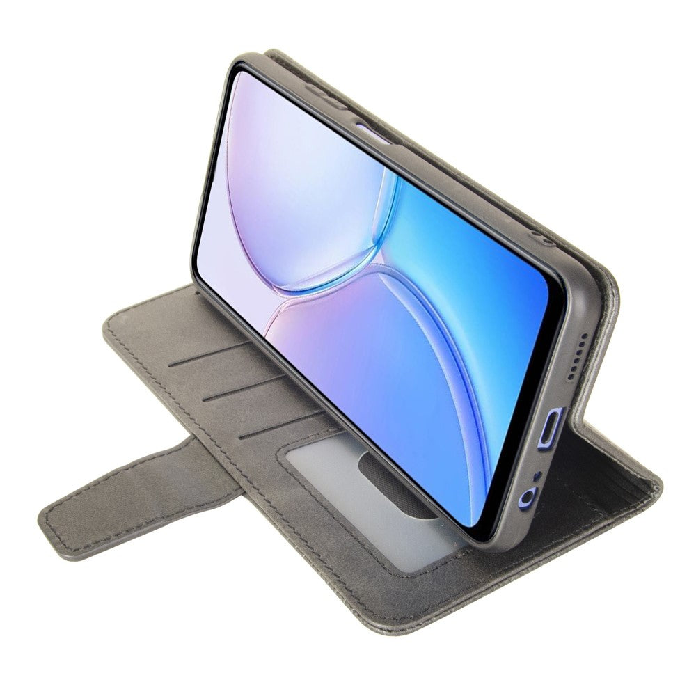 IDEWEI For Xiaomi 14T Pro Case Leather Wallet Phone Cover Stand Calf Texture