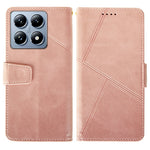 IDEWEI For Xiaomi 14T Pro Case Leather Wallet Phone Cover Stand Calf Texture