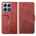 IDEWEI For Xiaomi 14T Pro Case Leather Wallet Phone Cover Stand Calf Texture
