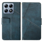 IDEWEI For Xiaomi 14T Pro Case Leather Wallet Phone Cover Stand Calf Texture