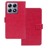 IDEWEI for Xiaomi 14T Pro Case Card Slots Holder Leather Phone Cover Crazy Horse Texture