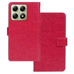 IDEWEI for Xiaomi 14T Case Card Slots Holder Leather Phone Cover Crazy Horse Texture