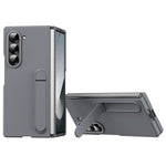 For Samsung Galaxy Z Fold5 5G Case Kickstand PC Phone Cover with Alloy Lens Ring