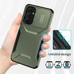 For Samsung Galaxy A16 5G / A16 4G Case Camshield TPU+PC Phone Cover Non-Slip Side Edge