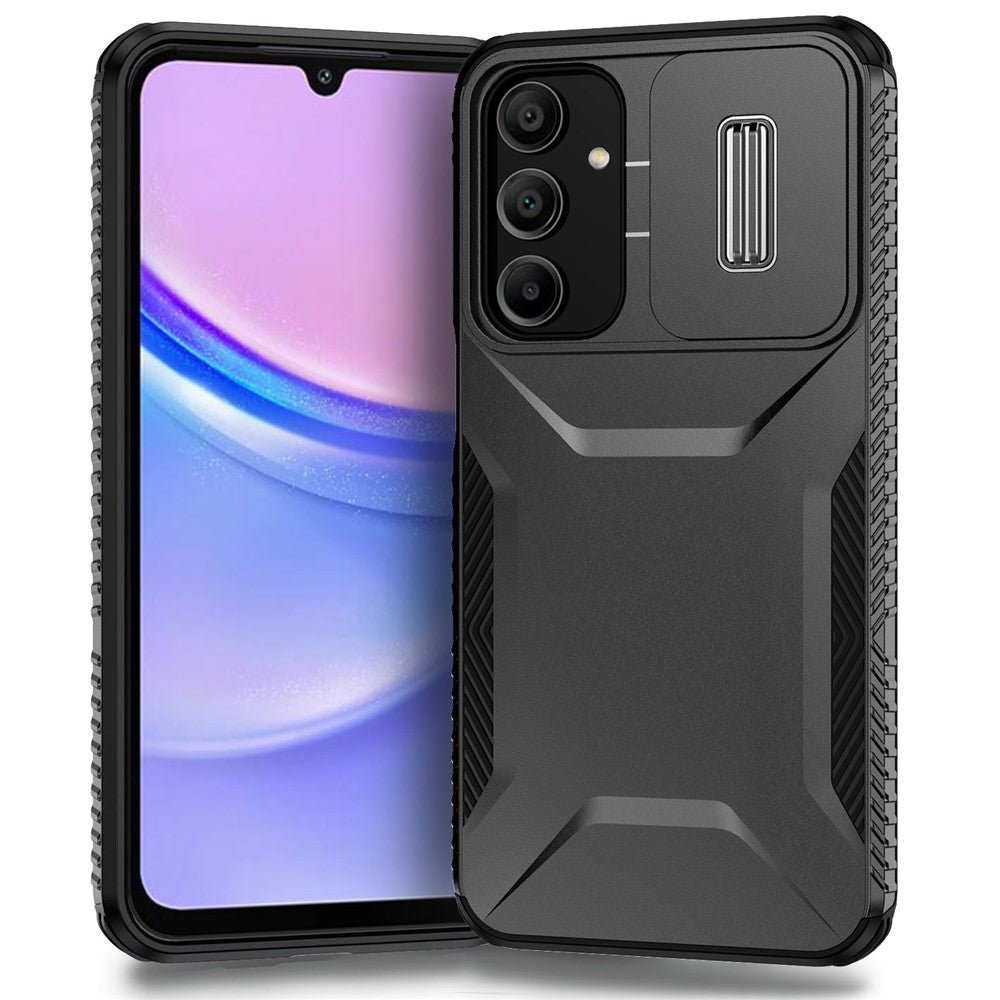 For Samsung Galaxy A16 5G / A16 4G Case Camshield TPU+PC Phone Cover Non-Slip Side Edge