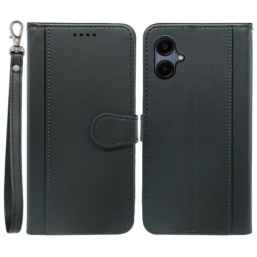 For Samsung Galaxy A06 4G Wallet Case Magnetic Snap Leather Phone Cover with Strap