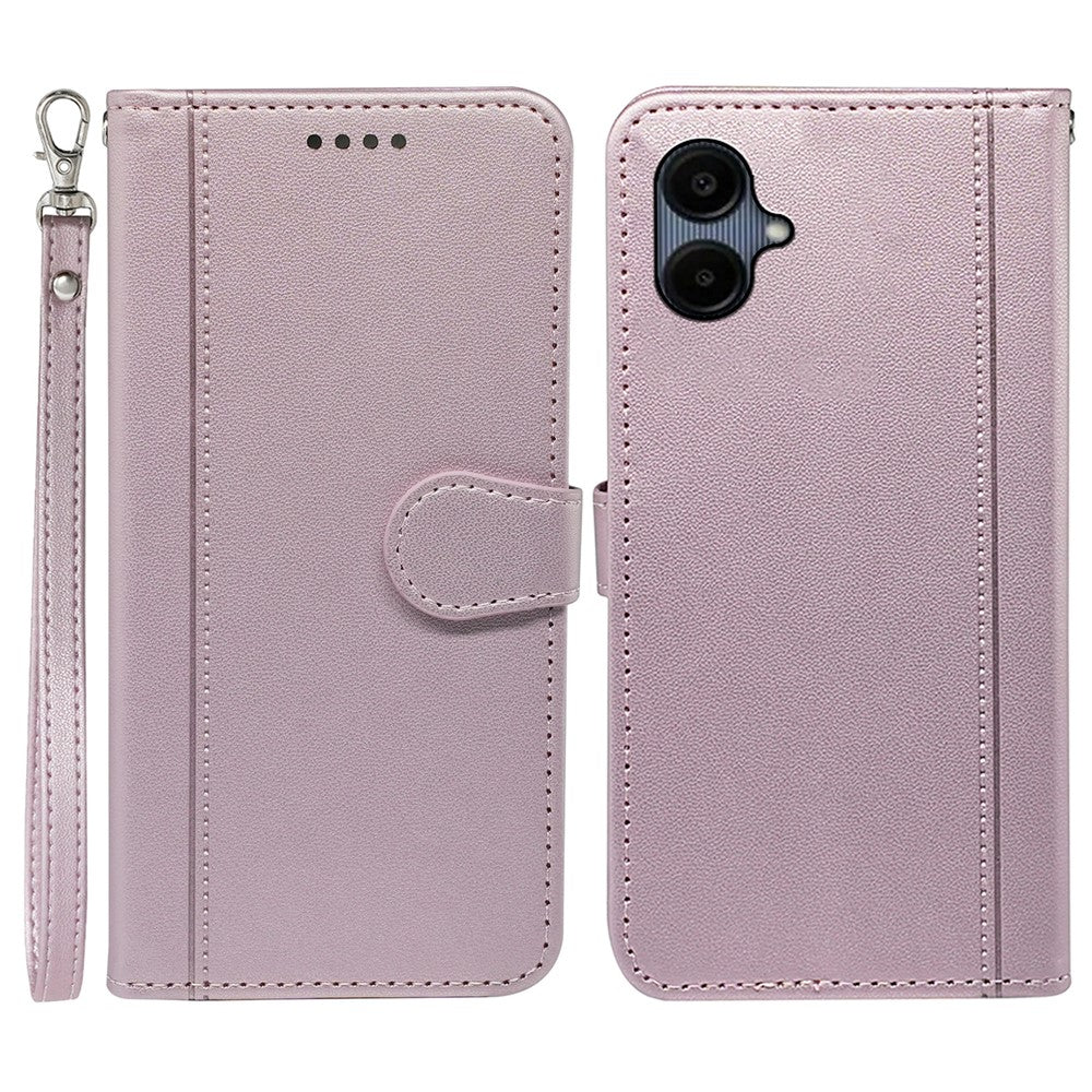For Samsung Galaxy A06 4G Wallet Case Magnetic Snap Leather Phone Cover with Strap