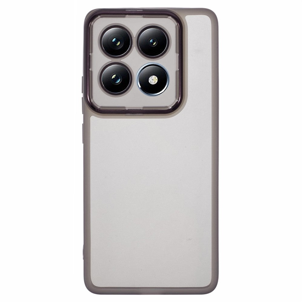 DKSM Series For Xiaomi 14T Case Electroplated Camera Frame TPU Phone Cover