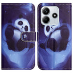 For Xiaomi Redmi Note 14 5G Case Pattern Print PU Leather Wallet Phone Cover Cross Texture