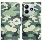 For Xiaomi Redmi Note 14 5G Leather Case Pattern Printing Cross Texture Phone Cover