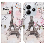 For Xiaomi Redmi Note 14 5G Leather Case Pattern Printing Cross Texture Phone Cover