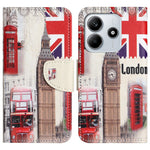 For Xiaomi Redmi Note 14 5G Leather Case Pattern Printing Cross Texture Phone Cover