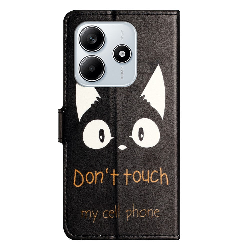 For Xiaomi Redmi Note 14 5G Case Pattern Print PU Leather Wallet Phone Cover