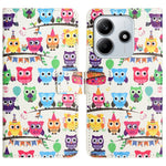 For Xiaomi Redmi Note 14 5G Case Pattern Print PU Leather Wallet Phone Cover