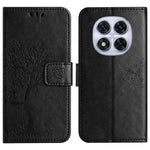 For Xiaomi Redmi Note 14 Pro+ 5G / Note 14 Pro 5G / Poco X7 5G Case PU Leather Owl Tree Imprinted Wallet Phone Cover